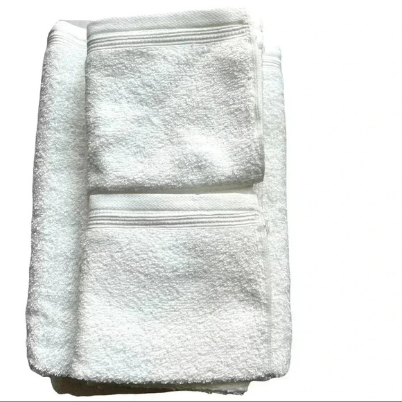 Home Expression White 6 Piece Towel 2 Sets New With Tags Very Great Quality - Picture 2 of 5